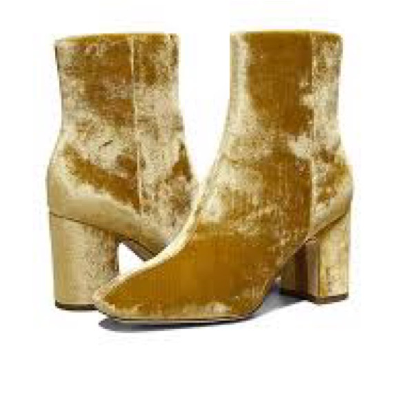 Sam Edelman Women’s Saffron Velvet Fawn 2 Ankle Boots, Sz 7.5